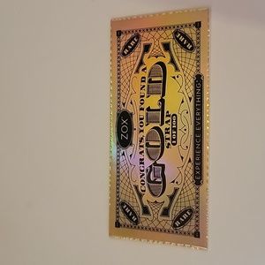 Gold Star Card ZOX